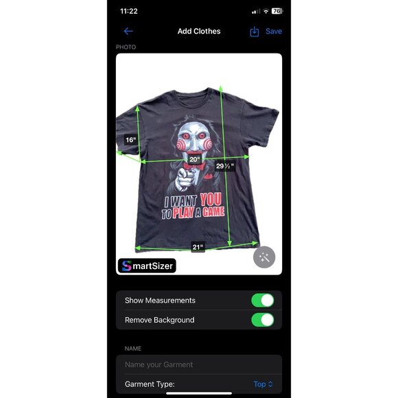 Jigsaw "I Want You To Play A Game" Graphic T-Shirt Black Creepy Halloween Size M - Picture 4 of 5